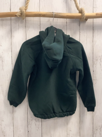 zara Sweatjacke Gr. 128  dunkelgrün Pailettensterne