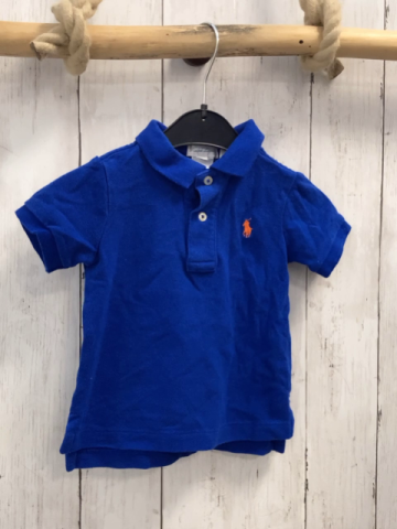 Ralph Lauren  T-Shirt  Gr. 80  blau Polokragen