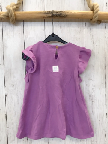 Benetton  Kleid  Gr. 74  lavendel Sterne Rüschen 