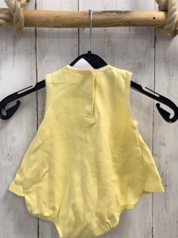 Carter´s  Kleid  Gr. 62  gelb gestickte Blumen Bodyunterteil 