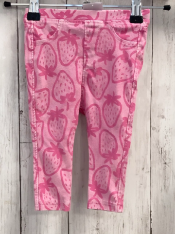 Zara  Leggings  Gr. 74  rosa pink Erdbeeren 