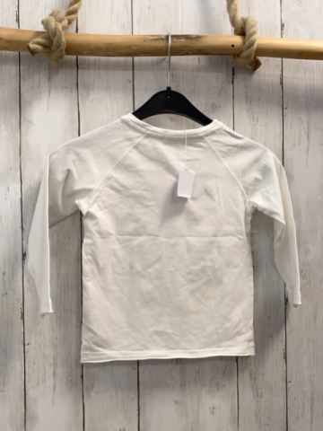 Billybandit  Langarmshirt  Gr. 98  weiß Tierkopf mit orange Kopfhörern