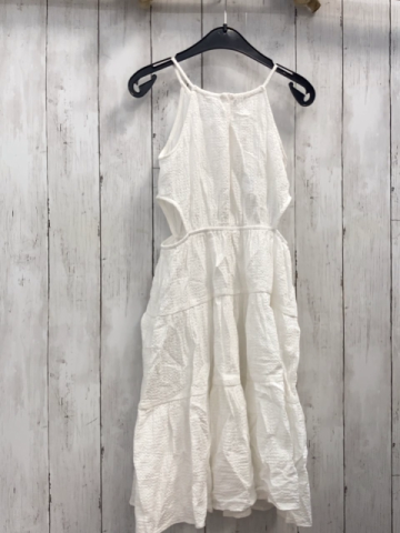 Zara  Kleid  Gr. 128  weiß Struktur 