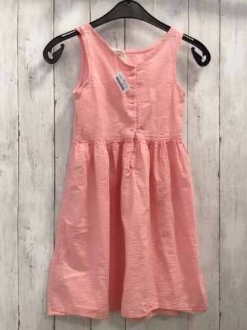 H&M  Kleid  Gr. 134  rosa Struktur 