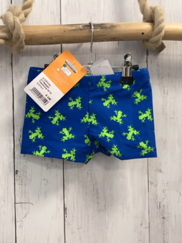 neu  Badehose  Gr. 92  blau hellgrüne Frösche 