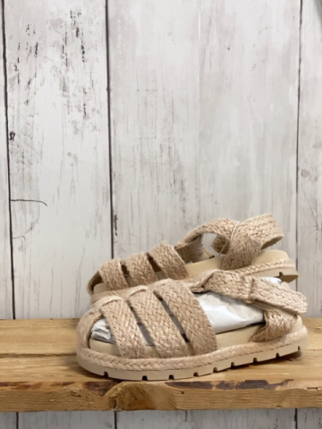 zara neu Sandalen Gr. 25  beige bask Riemchen NP 29,95€