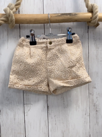H&M Shorts Gr. 68  rosegold glitzernd Struktur 