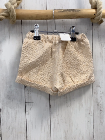 H&M Shorts Gr. 68  rosegold glitzernd Struktur 