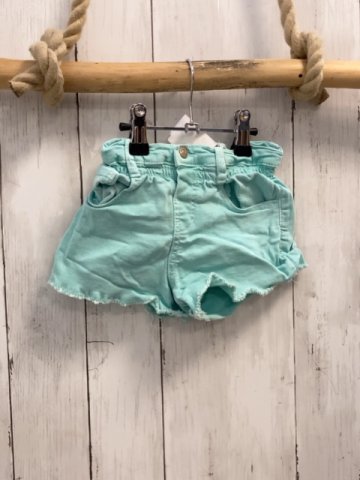 zara Shorts Gr. 98  hellblau Jeans Bund verstellbar