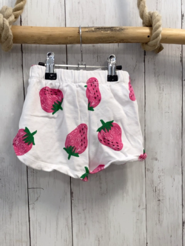 zara Shorts Gr. 98  weiß pink grüne erdbeeren