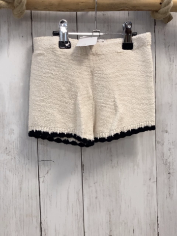 zara Shorts Gr. 98  natur Strick schwarzer Bund