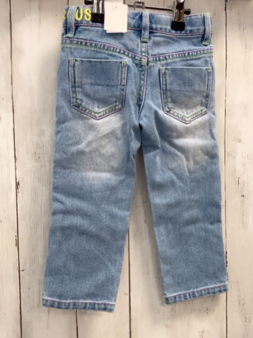 Billiblush Hose Gr. 86  blau jeans bunte Stickerei Bund verstellbar