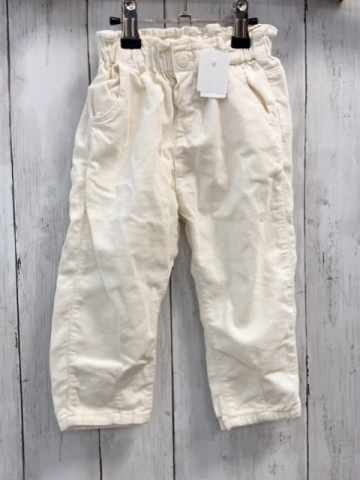 zara Hose Gr. 92  weiß Feinkord 