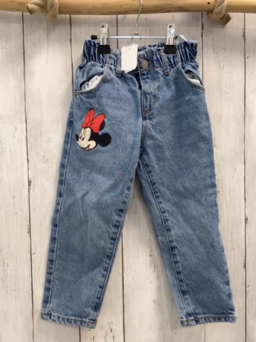 zara Hose Gr. 104  blau jeans Minnie Mouse