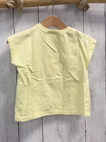 zara T-Shirt Gr. 86  gelb Blume