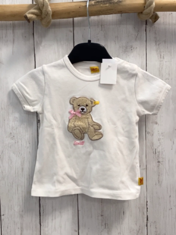 Steiff T-Shirt Gr. 74  weiß Bär