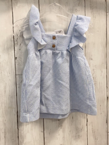 zara Kleid Gr. 68  blau weiß gestreift