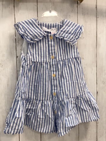 zara Kleid Gr. 92  blau weiß gestreift