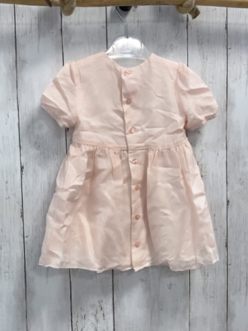 Gymp Kleid Gr. 80  rosa Glitzerfäden Schleife