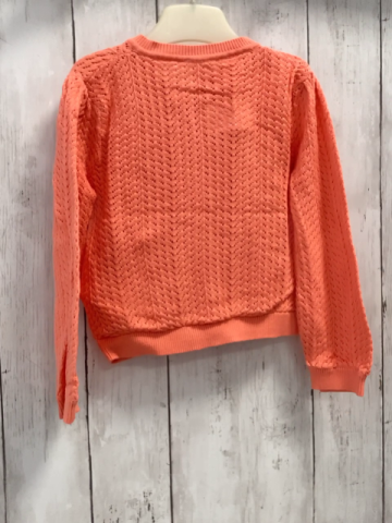 carrement beau Strickjacke Gr. 92  lachs Lochmuster