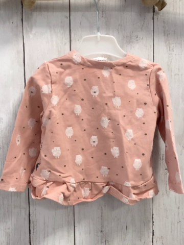 belly button Sweatjacke Gr. 74  rosa Bären braune Punkte