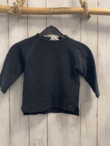 Zara  Pullover  Gr. 104  dunkelgrau Strick 