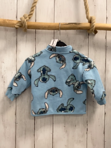 Disney  Fleecejacke  Gr. 68  hellblau Stitch 