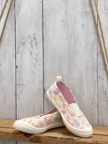  Leinenschuhe  Gr. 26  weiß Eis Frühe 