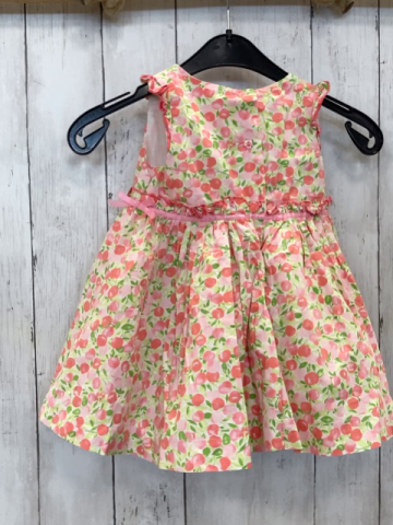 Emma´ s Garden  Kleid  Gr. 86  weiß rosa ote Früchte grün hellgrüne Blätter 