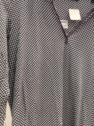 Marc O´ Polo Bluse Gr. 158  schwarz weiß gemustert Kragen 