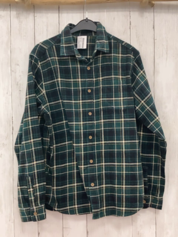 Uniqlo Hemd  Gr. 152  grün schwarz gelb weiß karert 