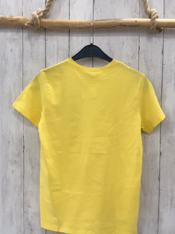 Benetton  T-Shirt  Gr. 158/164  gelb schwarze Schrift 
