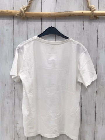 El Corte Inglés  T-Shirt  Gr. 164/170  weiß Wal Delfin Schildkröte Schrift 