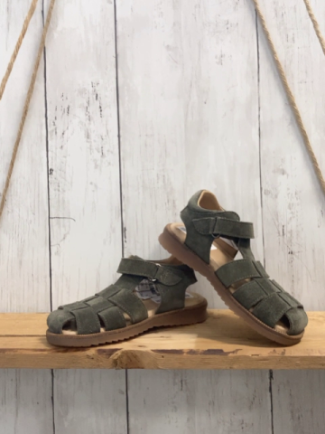 neu Clic! Sandalen  Gr. 28  oliv Nubukleder NP 79,95 € 
