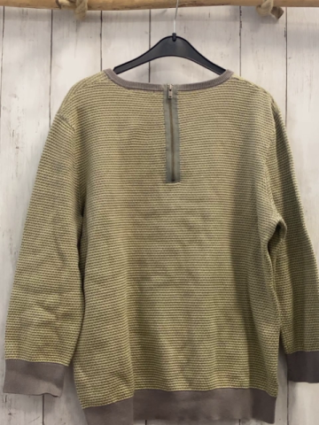 COS  Pullover  Gr. 158/164  grau gelb gemustert Strick 