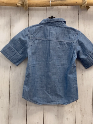 H&M  Sommerhemd  Gr. 86  blau Jeans 