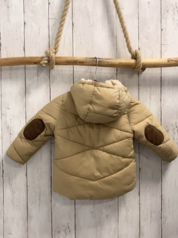 Zara  Winterjacke  Gr. 86  beige Teddyfutter 