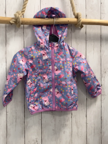   Jacke  Gr. 92  hellblau Peppe Pig lavendel Bund 
