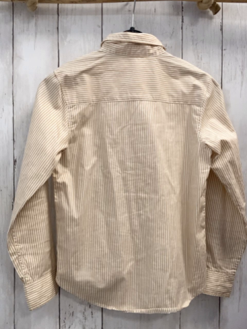 H&M Hemd  Gr. 128  beige weiße Streifen 
