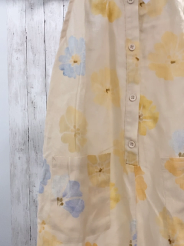 Zara  Jumpsuit  Gr. 152  beige hellblau orange gelbe Blumen