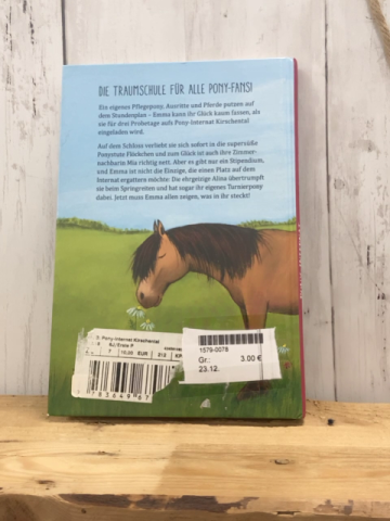  Buch Pony Internat Eim Glückpferd für Emma