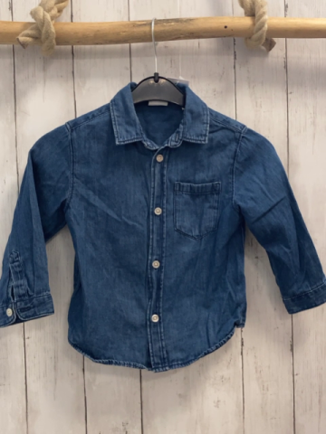 Zara  Hemd  Gr. 98  blau Jeans 