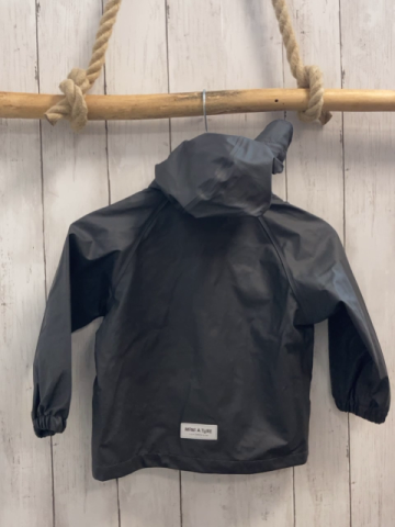 Mini A Ture  Regenjacke  Gr. 86  grau gummiert 