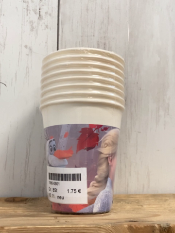 neu  Trinkbecher  8 Stück   Frozen 