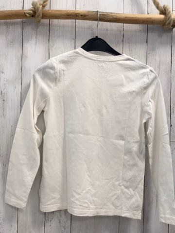 Tom Tailor  Langarmshirt  Gr. 152  weiß lila grün Bild mit Schmetterling 