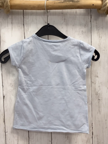 Bob der Bär  T-Shirt  Gr. 92  hellblau Schmetterling mit silber Pailetten 