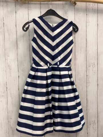 Manguun Kleid  Gr. 145/152  blau weiße Streifen