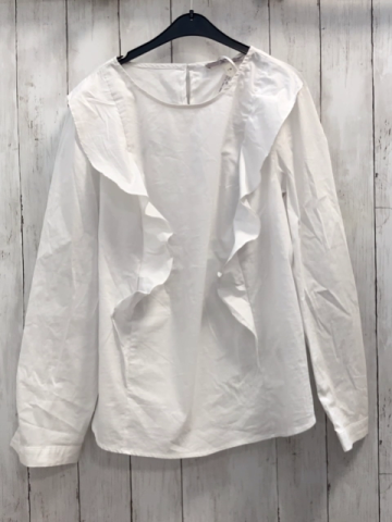 neu Jake´s  Bluse  Gr. 44  weiß Rüschen 