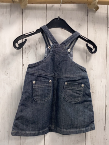 Petit Bateau  Kleid  Gr. 68  blau Jeans 