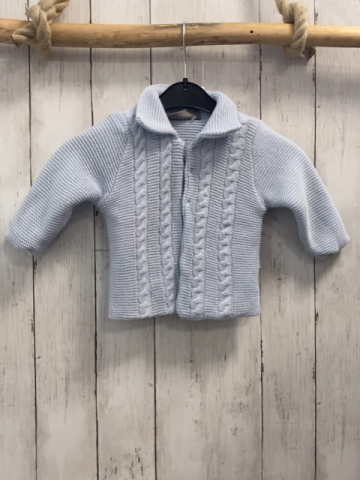  Strickjacke Gr. 68  hellblau